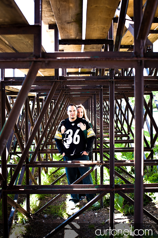 Sault Ste Marie Engagement Photography - Kaytee and Mike - Rocky DiPietro Field and Hiawatha Highlands