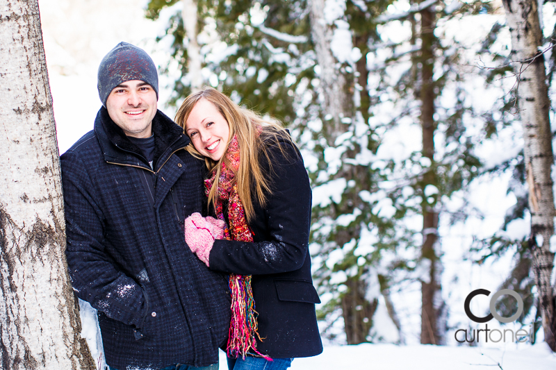 Sault Ste Marie Engagement Photographer - Leah and Ryan - St. Joseph Island, winter, snow, cold