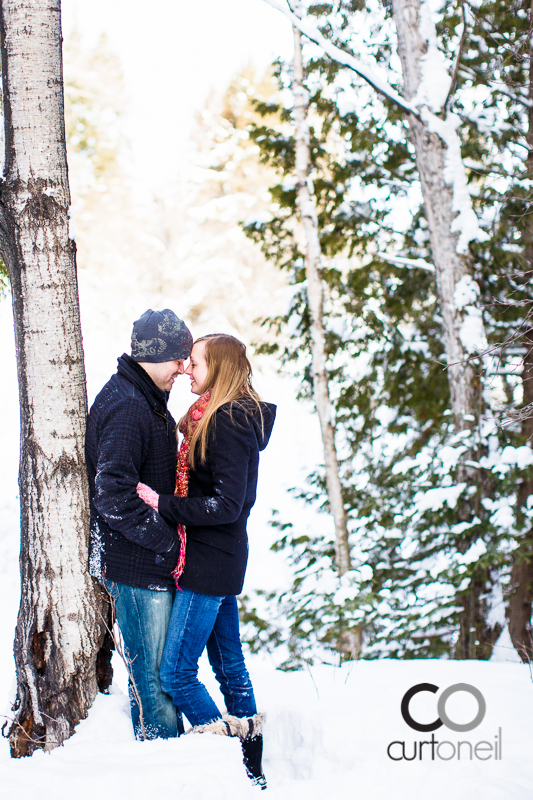 Sault Ste Marie Engagement Photographer - Leah and Ryan - St. Joseph Island, winter, snow, cold