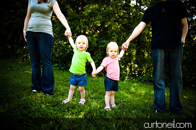 Engagement Photos - Laura and John - twin girls