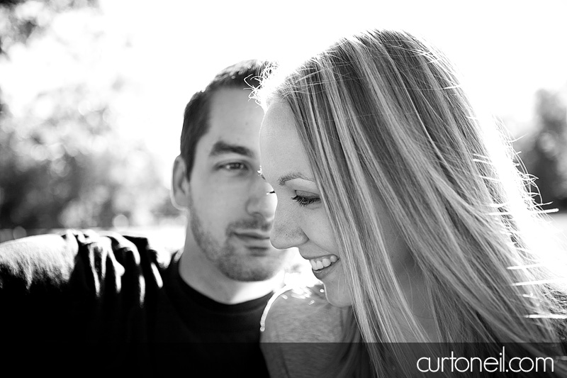 Engagement Photos - Laura and John - close up smile