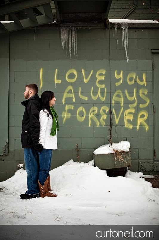 Laurel and Ryan - Winter Engagement Shoot