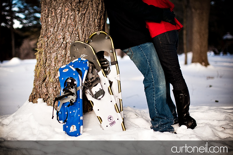 Sault Ste Marie Engagement Photography - Marianne and Mark - winter