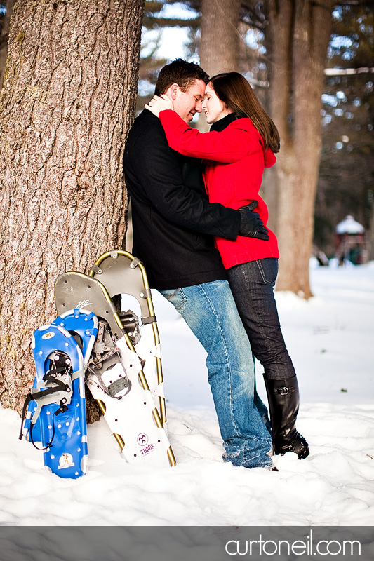 Sault Ste Marie Engagement Photography - Marianne and Mark - winter
