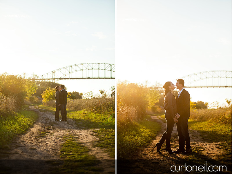 Sault Ste Marie Engagement Photography - May and Mark - Soo Locks engagement session