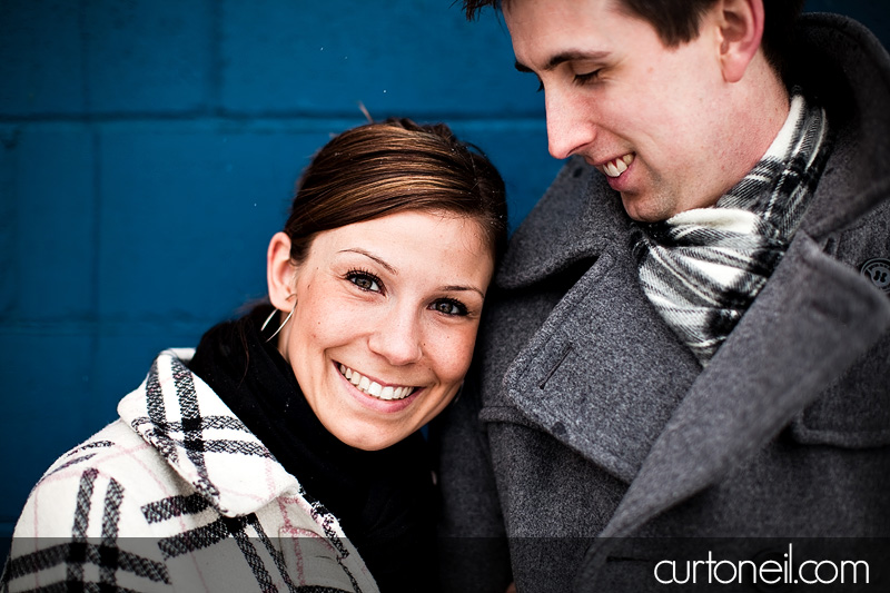 Sault Ste Marie Engagement Photography - Mel and Ryan - Sault Ste Marie Downtown
