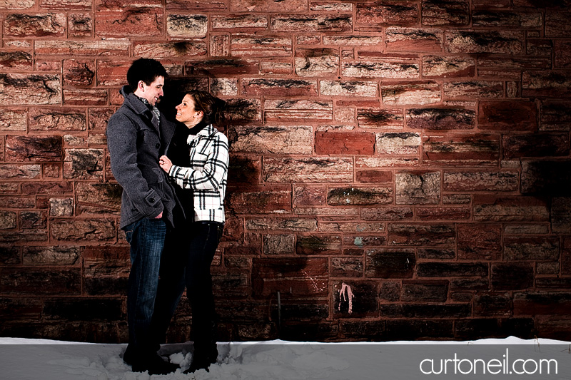 Sault Ste Marie Engagement Photography - Mel and Ryan - Sault Ste Marie Downtown