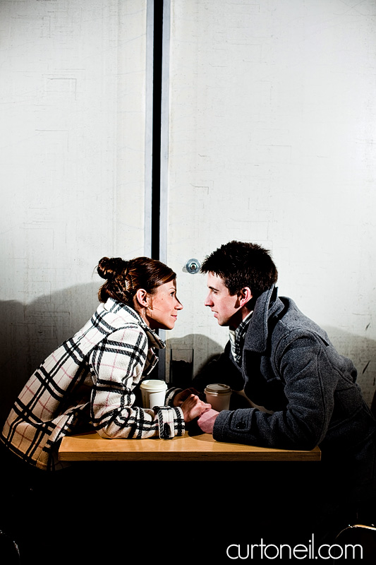 Sault Ste Marie Engagement Photography - Mel and Ryan - Sault Ste Marie Downtown
