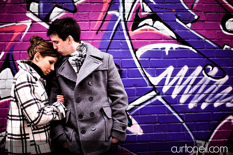 Sault Ste Marie Engagement Photography - Mel and Ryan - Sault Ste Marie Downtown
