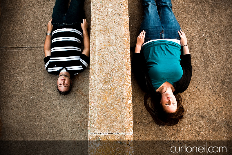 Engagement Shoot - Mel and Tim - the dividing line