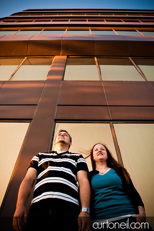 Engagement Shoot - Mel and Tim - city hall stretch