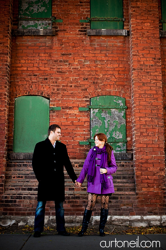 Toronto Engagement Photography - Natasha and Jeff - Distilery District, Kensington Market, Graffiti Alley