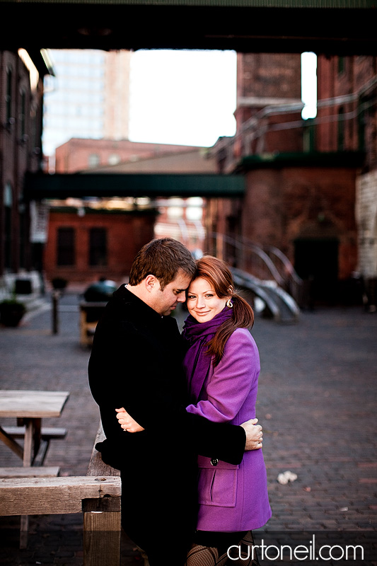 Toronto Engagement Photography - Natasha and Jeff - Distilery District, Kensington Market, Graffiti Alley