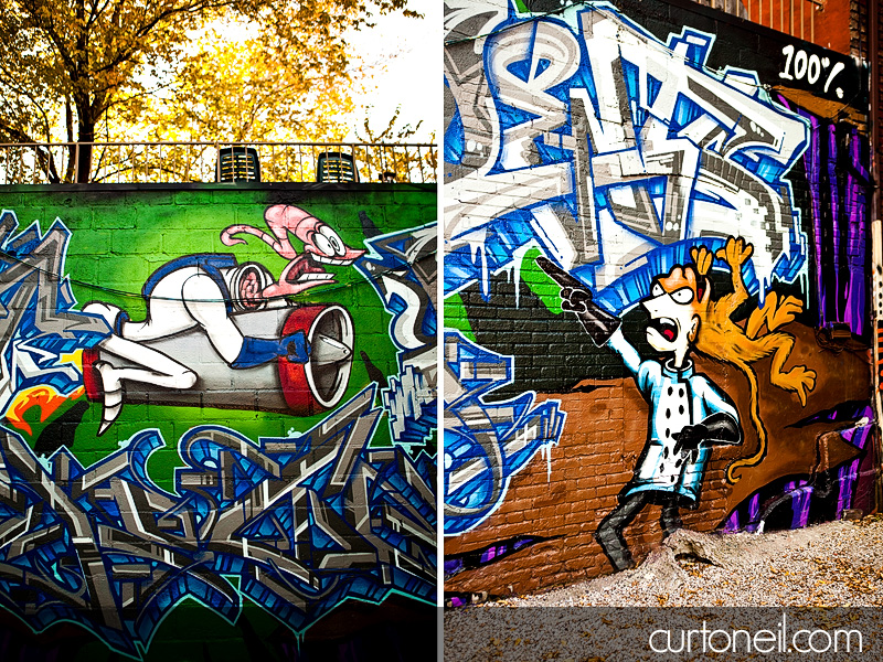 Toronto Engagement Photography - Natasha and Jeff - Distilery District, Kensington Market, Graffiti Alley