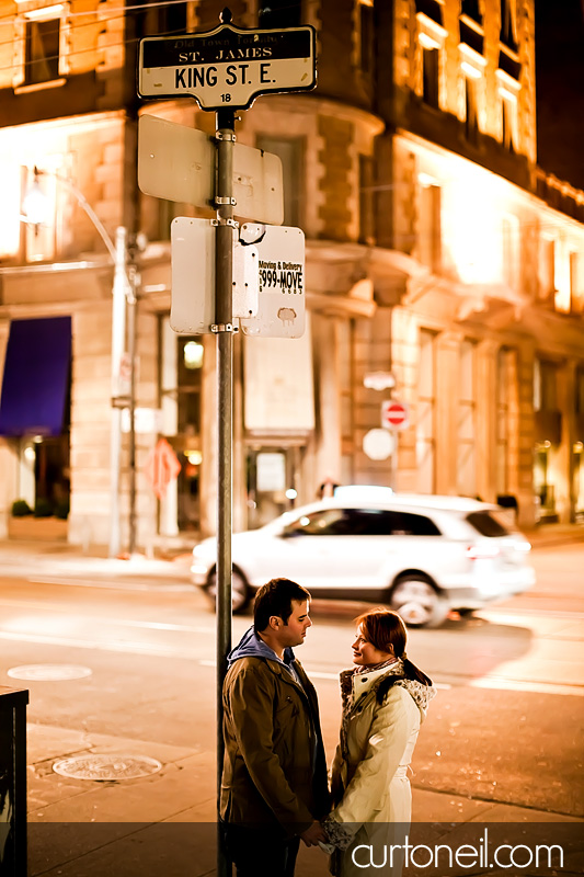 Toronto Engagement Photography - Natasha and Jeff - Distilery District, Kensington Market, Graffiti Alley