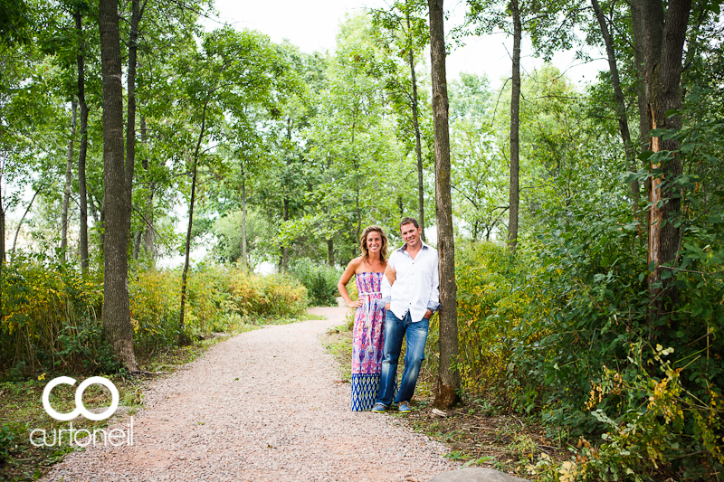 Sault Ste Marie Engagement Photography - Nicole and Greg - Whitefish Island, stormy night, rain