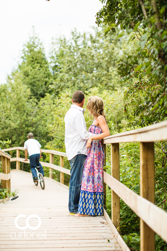 Sault Ste Marie Engagement Photography - Nicole and Greg - Whitefish Island, stormy night, rain