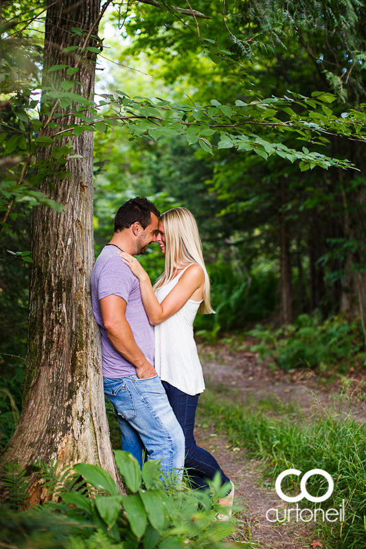 Sault Ste Marie Engagement Photography - Sarah and Mike - Wishart Park, summer evening