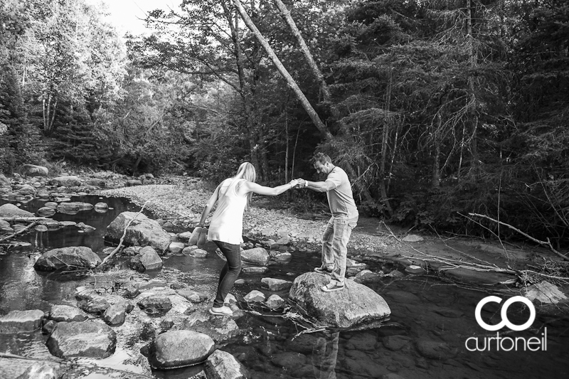 Sault Ste Marie Engagement Photography - Sarah and Mike - Wishart Park, summer evening