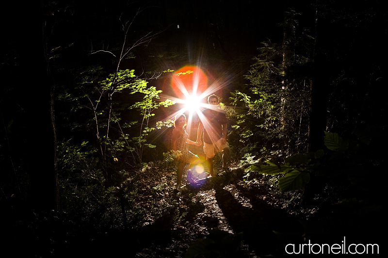 Sault Ste Marie Engagement Photography - Sandy and Skip - Gros cap bluffs