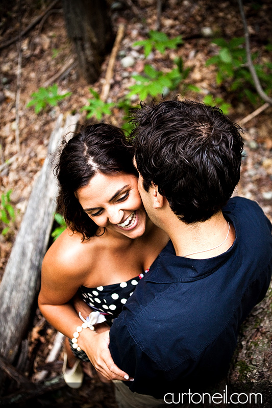Sault Ste Marie Engagement Photography - Sandy and Skip - Gros cap bluffs
