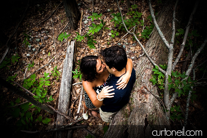 Sault Ste Marie Engagement Photography - Sandy and Skip - Gros cap bluffs