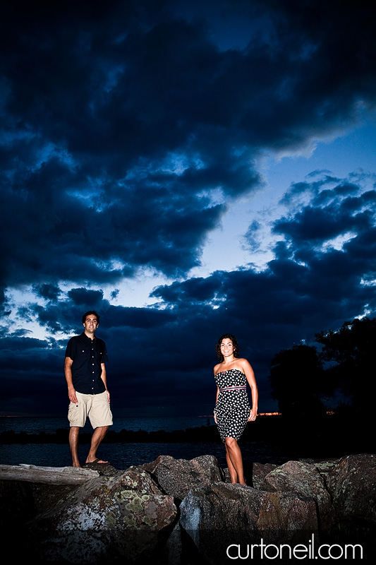 Sault Ste Marie Engagement Photography - Sandy and Skip - Gros Cap at the marina