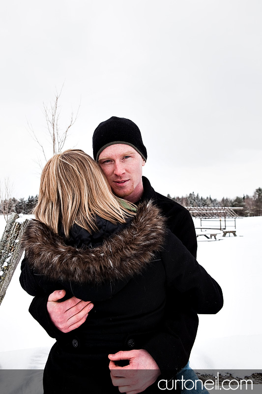 Sault Ste Marie Engagement Photos - Steph and Deryl - winter