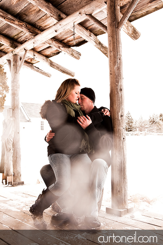 Sault Ste Marie Engagement Photos - Steph and Deryl - winter