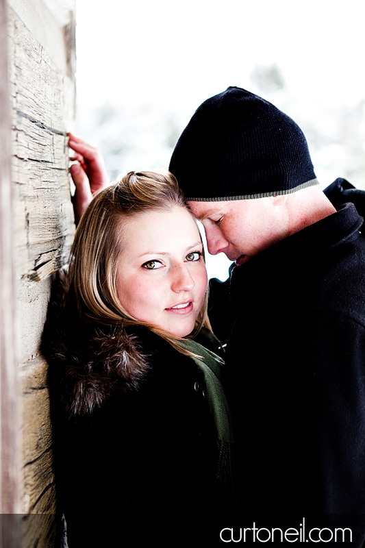 Sault Ste Marie Engagement Photos - Steph and Deryl - winter