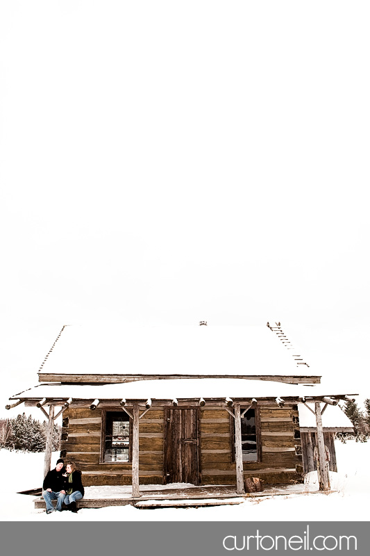 Sault Ste Marie Engagement Photos - Steph and Deryl - winter