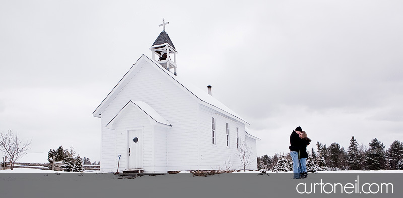 Sault Ste Marie Engagement Photos - Steph and Deryl - winter