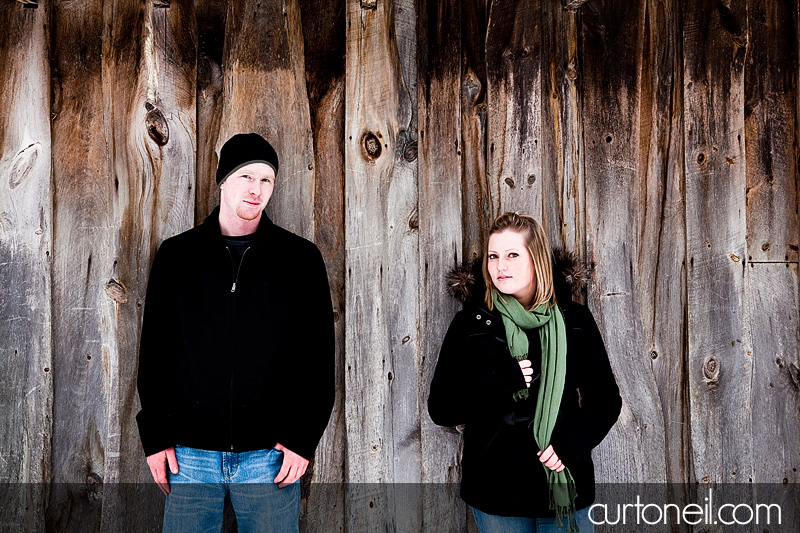Sault Ste Marie Engagement Photos - Steph and Deryl - winter