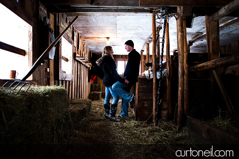 Sault Ste Marie Engagement Photos - Steph and Deryl - winter