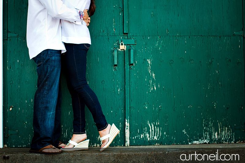 Sault Ste Marie Engagement Photography - Siobhan and Nick, beach and Mark's Bay conversavation area