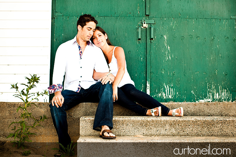 Sault Ste Marie Engagement Photography - Siobhan and Nick, beach and Mark's Bay conversavation area
