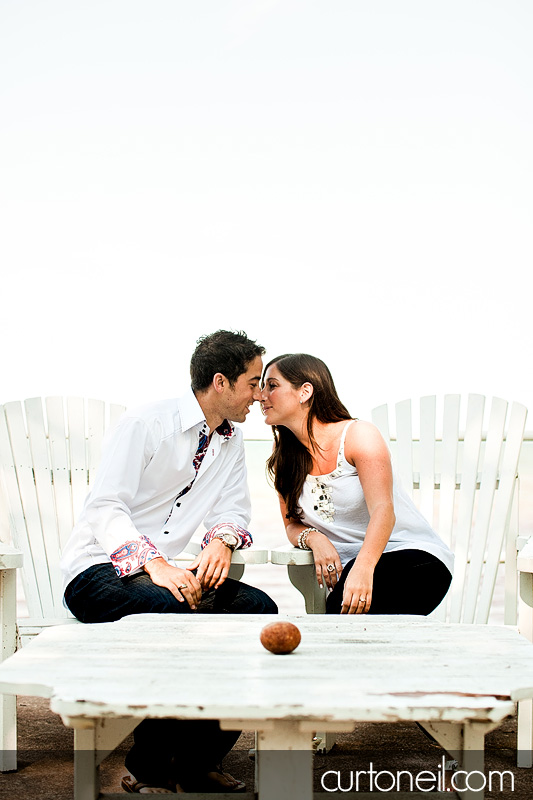 Sault Ste Marie Engagement Photography - Siobhan and Nick, beach and Mark's Bay conversavation area