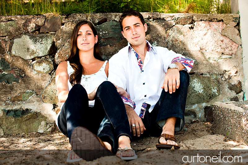 Sault Ste Marie Engagement Photography - Siobhan and Nick, beach and Mark's Bay conversavation area
