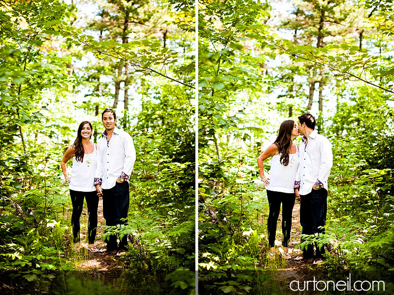 Sault Ste Marie Engagement Photography - Siobhan and Nick, beach and Mark's Bay conversavation area