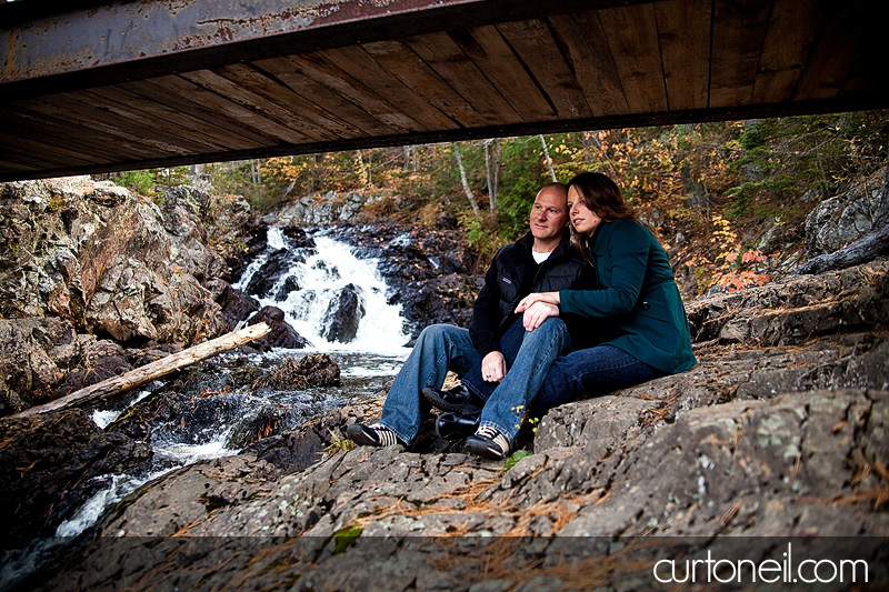 Engagement Shoot - under the foot bridge
