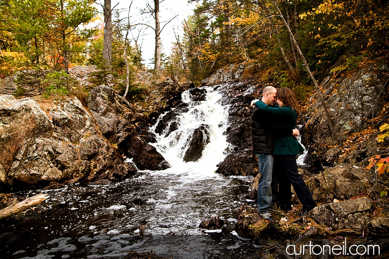 Engagement Shoot - beside the waterfall