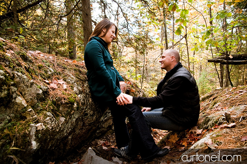 Engagement Shoot -moment in the rocks