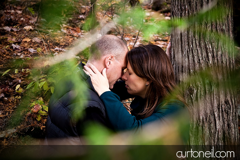 Engagement Shoot - through the trees