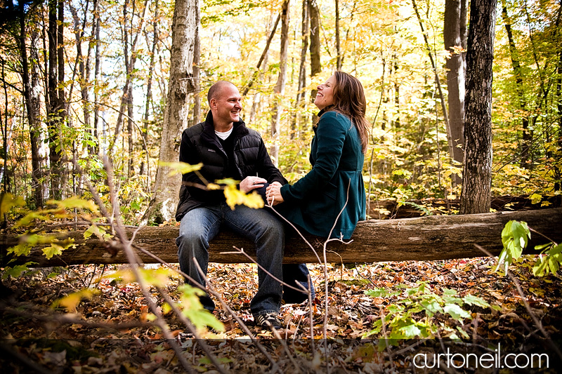 Engagement Shoot - in the woods