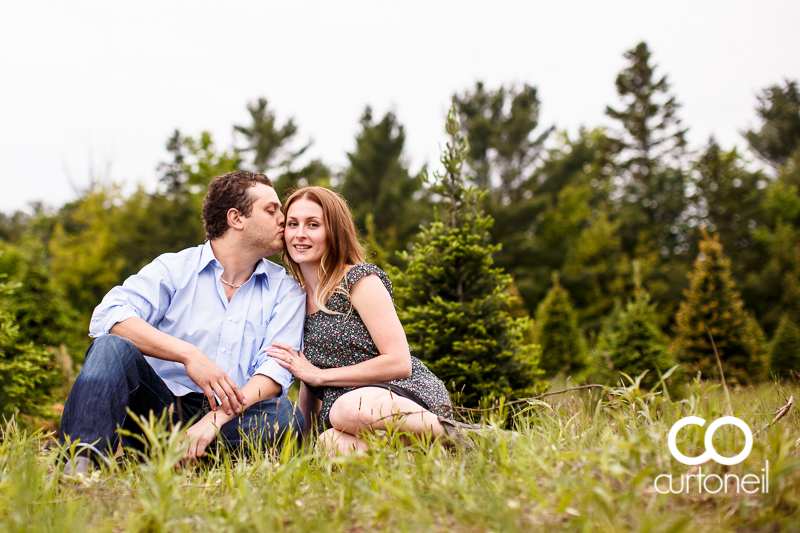 Sault Ste Marie Engagement Photography - Steph and Dan - Mockingbird Hill Farm, summer, rustic