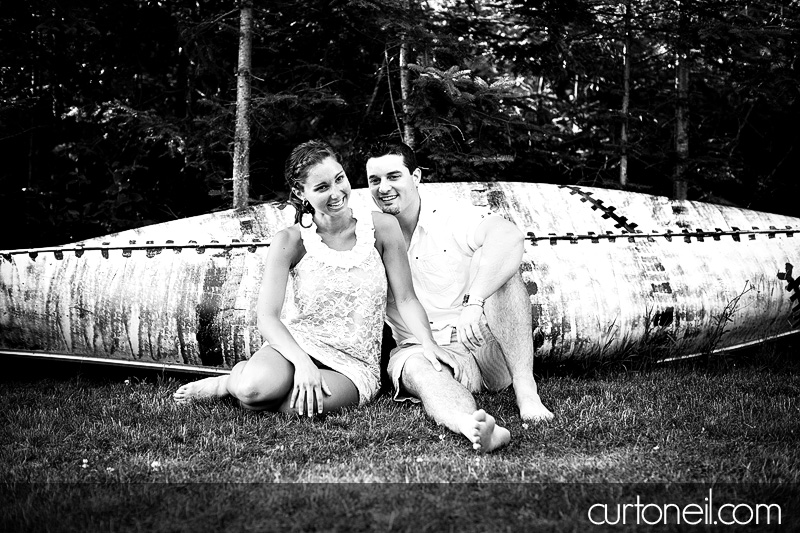 Sault Ste Marie Engagement Photogrpahy - Steph and Chris, beach, sunset