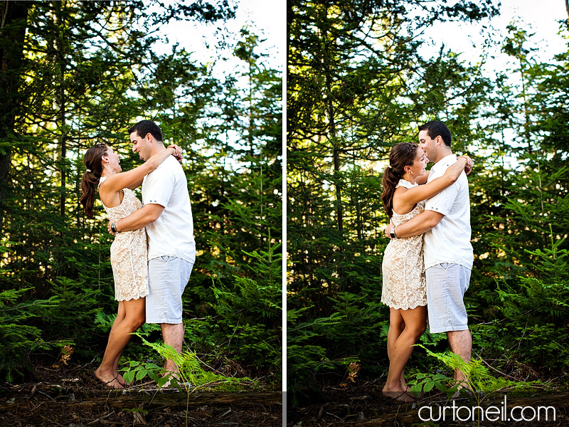 Sault Ste Marie Engagement Photogrpahy - Steph and Chris, beach, sunset