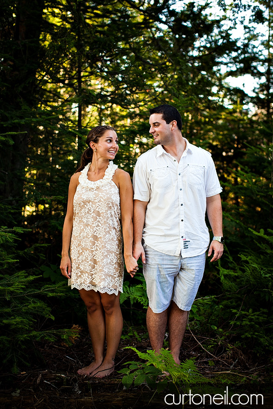 Sault Ste Marie Engagement Photogrpahy - Steph and Chris, beach, sunset