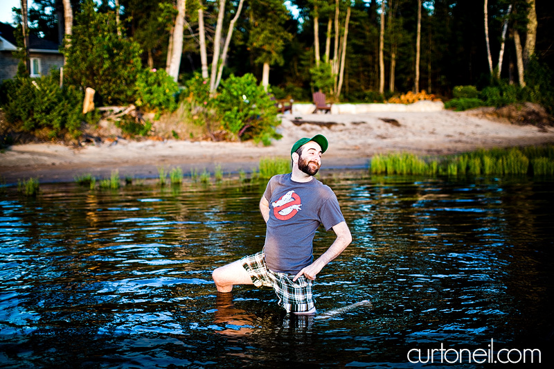 Sault Ste Marie Engagement Photogrpahy - Curt being Curt