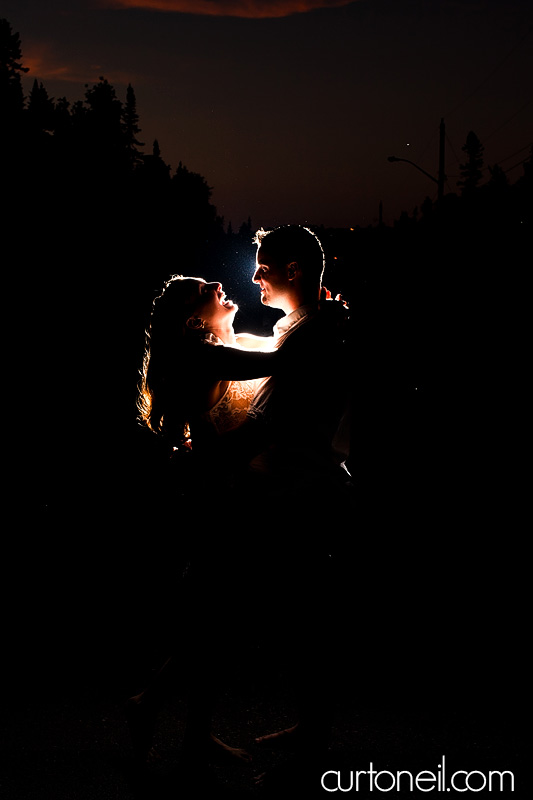 Sault Ste Marie Engagement Photogrpahy - Steph and Chris, beach, sunset
